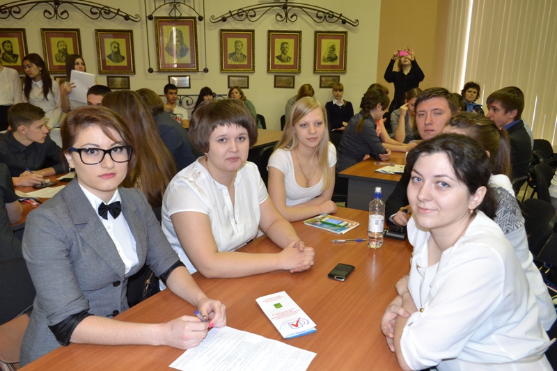 В Центральном районе подвели итоги месячника молодого избирателя