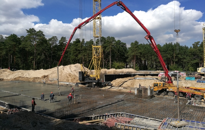 На территории медицинского кластера Алтайского края идет строительство Реабилитационного центра