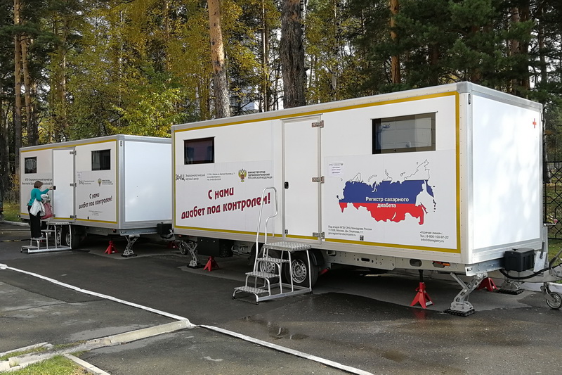 В Алтайском крае работает диамобиль для диагностики осложнений сахарного диабета