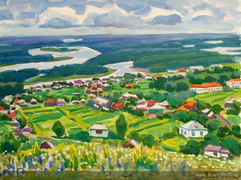 В Алтайском крае к открытию готовят выставку картин «Вдохновленные родиной Василия Шукшина»