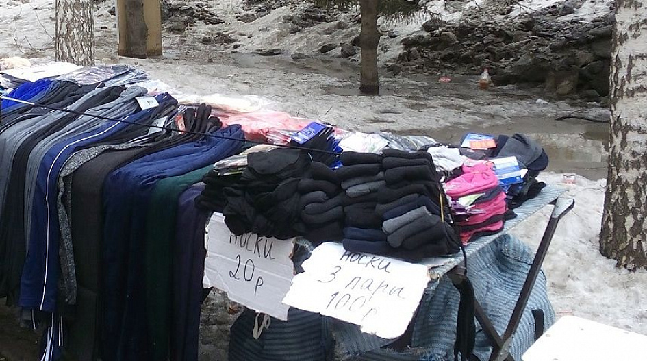 Торговцев с улиц Георгиева и Панфиловцев в Барнауле привлекут к административной ответственности