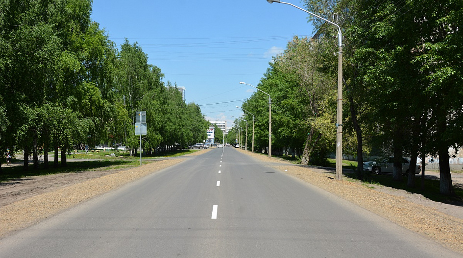 Улица Панфиловцев стала первой отремонтированной в рамках проекта «Безопасные и качественные дороги» в этом году в Барнауле