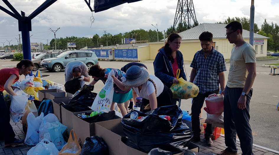 Почти 900 килограммов стекла, металла и бумаги сдали барнаульцы на вторичную переработку