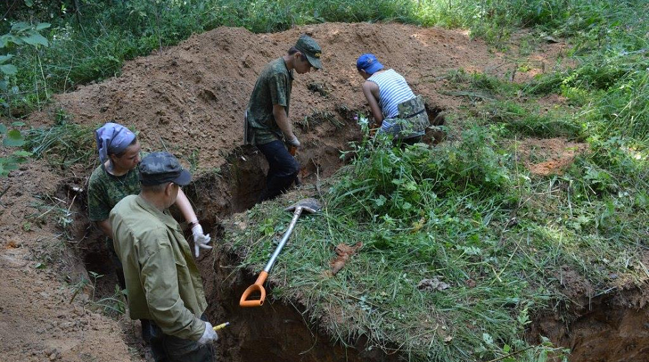 Барнаульский поисковый отряд «Искра» вернулся из экспедиции по местам сражений в Ленинградской области