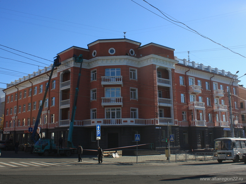 В Барнауле подготовили научно-проектную документацию для сохранения памятника архитектуры – гостиницы «Алтай»