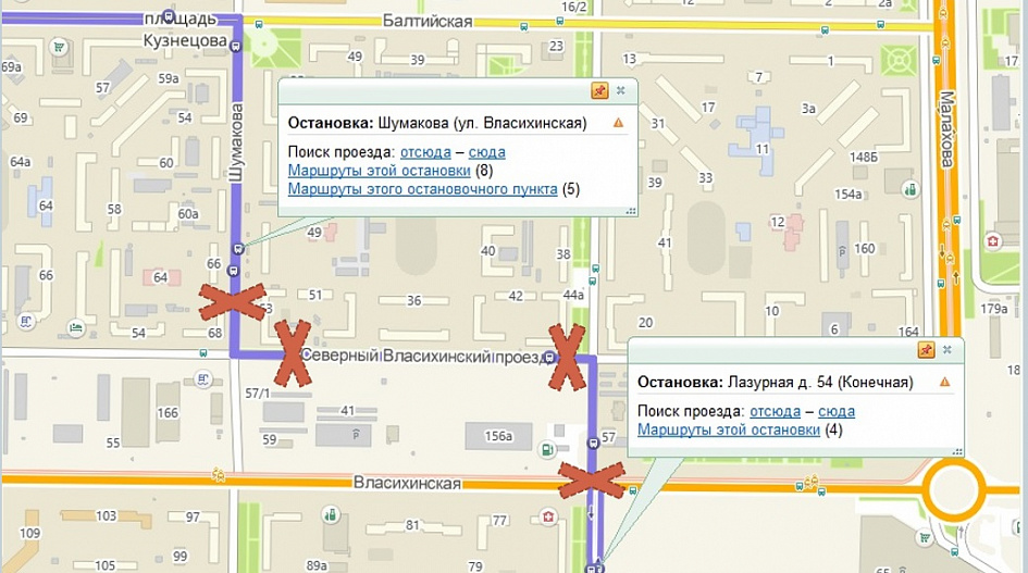 В Барнауле изменятся схемы движения автобусных маршрутов №76, 110, 120