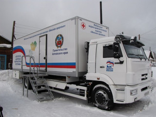 До 1 февраля автопоезд «Женское здоровье» работает в Тальменском районе Алтайского края