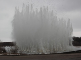 Паводок-2019: военные саперы проведут подрывы льда на реке Бия в Алтайском крае