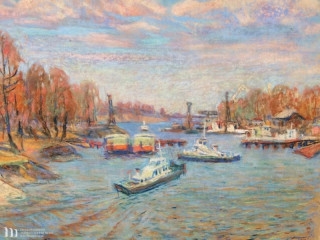 В Новоалтайском краеведческом музее представят графические работы Геннадия Буркова