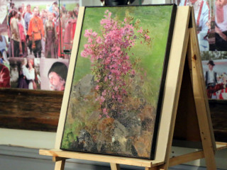 Никогда не выставлявшийся этюд Григория Чорос-Гуркина станет центром экспозиции Алтайского краеведческого музея на празднике «Цветение маральника»