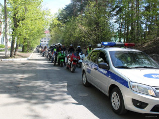 В Бийске Алтайского края открыли мотосезон