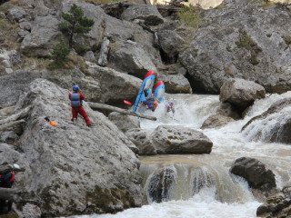 Алтайские туристы-водники стали первопроходцами рек Северного Кавказа