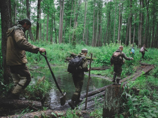 Алтайские поисковики подняли останки 21 бойца в районе Зайцевой горы в Калужской области