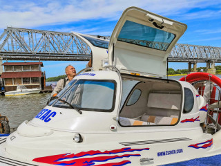 В Камне-на-Оби Алтайского края состоялся тестовый запуск судна на воздушной подушке