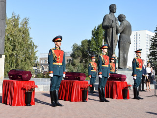 В Алтайском крае состоялись похороны красноармейцев, погибших в боях Великой Отечественной войны