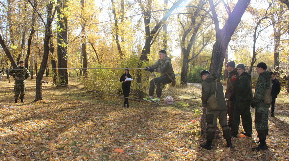 180 юных барнаульцев стали участниками военных игр «Осенний призыв»