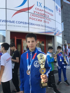 Алтайский школьник завоевал бронзу Спартакиады учащихся России в турнире по кикбоксингу