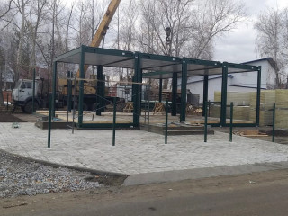 Модульное здание фельдшерско-акушерского пункта возводят в пригороде столицы Алтайского края