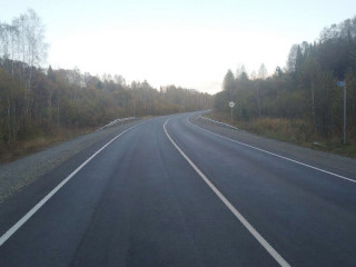 В Алтайском крае завершили ремонт трассы на Кузбасс