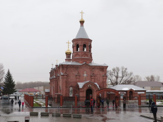 В селе Курья Алтайского края начался чин освящения храма Знамения Пресвятой Богородицы