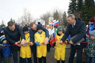 В селе Санниково Первомайского района Алтайского края появилась новая универсальная спортивная площадка