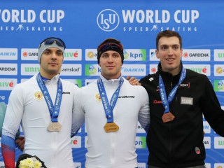 Алтайский конькобежец завоевал золото на третьем этапе Кубка мира