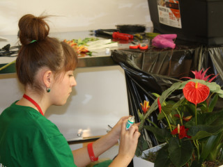 Юные флористы из Алтайского края участвуют в соревнованиях WorldSkills Russia