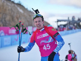 Алтайский биатлонист завоевал золото в индивидуальной гонке на III Зимних юношеских Олимпийских играх