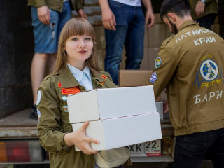 Змеиногорский район получил гуманитарную помощь в рамках Всероссийской акции #МЫВМЕСТЕ