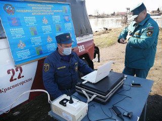 В связи с угрозой подтопления в двух районах Алтайского края организовали работу гидропостов