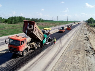 В Алтайском крае реконструируют федеральную трассу на границе Тальменского и Первомайского районов