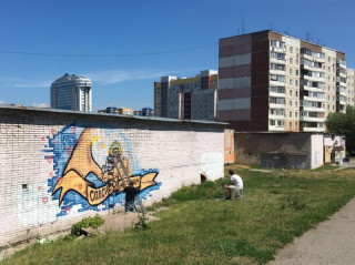 #СпасибоВрачам: В Барнауле провели творческую акцию