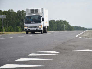 В Алтайском крае ремонт участка трассы Белоярск – Заринск завершили досрочно