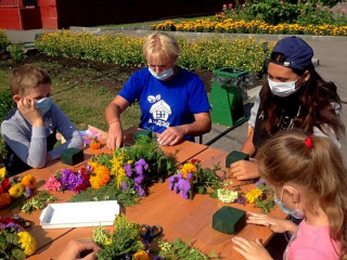 В Алтайском краевом детском экологическом центре работает досуговая площадка