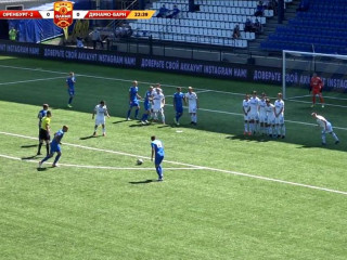 В дебютном матче первенства России среди команд Профессиональной футбольной лиги алтайские спортсмены одержали выездную победу