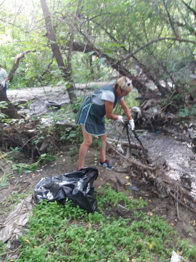 В Барнауле участники экологического сообщества очистили участок Пивоварки
