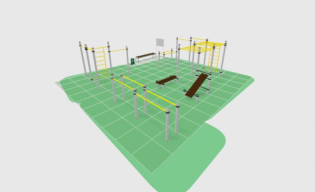 В Барнауле появится новая площадка для занятий воркаутом на свежем воздухе