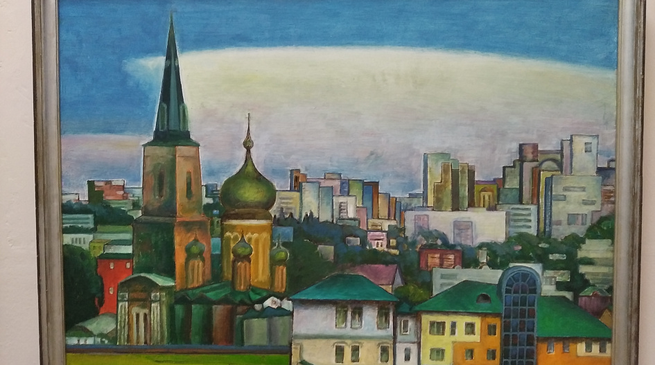 Историю Барнаула в работах живописцев представили на выставке художественного музея