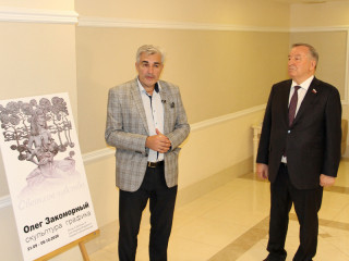 Выставка скульптур и графики Олега Закоморного работает в Совете Федерации Федерального Собрания России