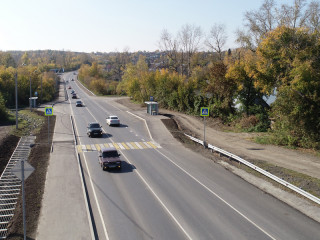 В Алтайском крае завершили ремонт двух участков федеральной трассы А-322