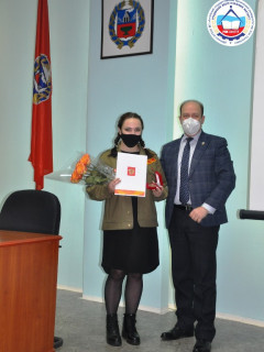 Студентка из Алтайского края награждена медалью Президента Российского Федерации за участие в акции #МЫВМЕСТЕ