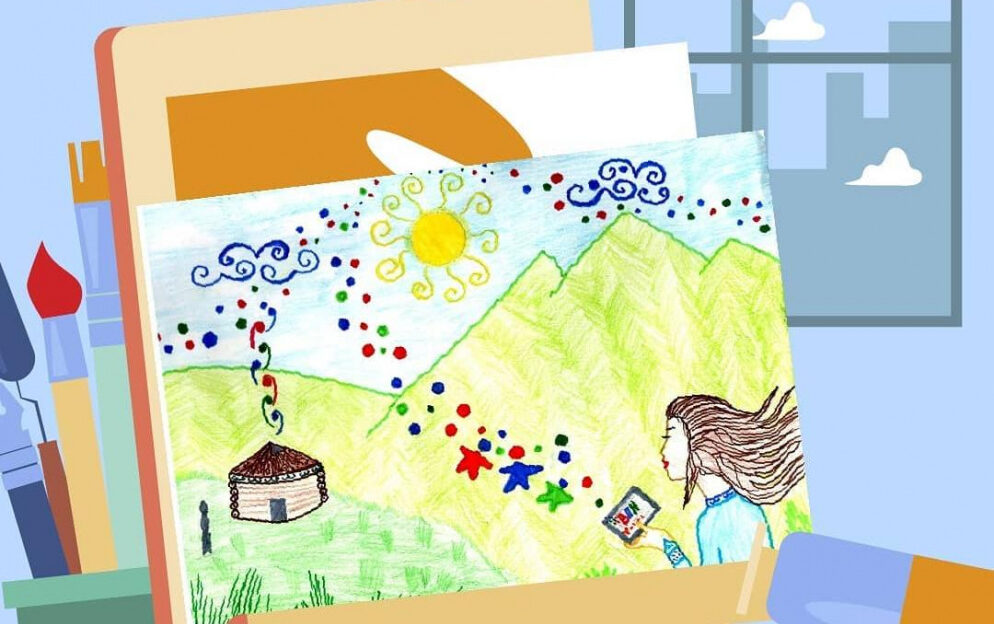 Барнаульцам предлагают поддержать земляков-участников конкурса детского рисунка, посвященного Всероссийской переписи населения