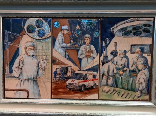 Народный мастер из Алтайского края получила награду выставки-ярмарки «Ладья» за работу, посвященную медработникам