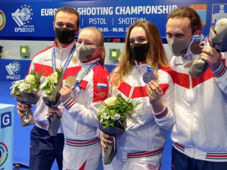 Алтайский спортсмен Сергей Каменский завоевал еще одну медаль на чемпионате Европы по пулевой стрельбе
