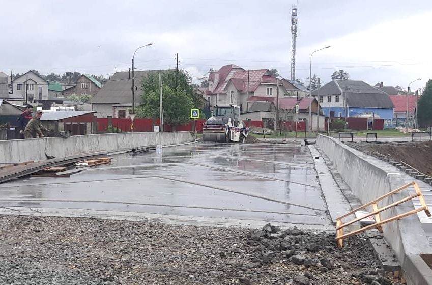 В рамках нацпроекта работы по реконструкции моста в с. Власиха выполнены на 75%