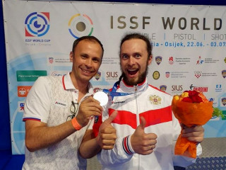 Алтайский спортсмен Сергей Каменский стал трехкратным призером Кубка мира по пулевой стрельбе