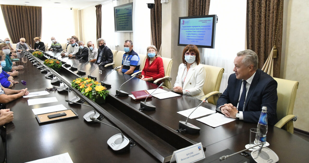 В Барнауле состоялось чествование победителей XI Спартакиады регионального отделения Союза пенсионеров России﻿