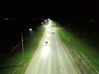 16 километров новых линий электроосвещения построили на федеральных трассах Алтайского края