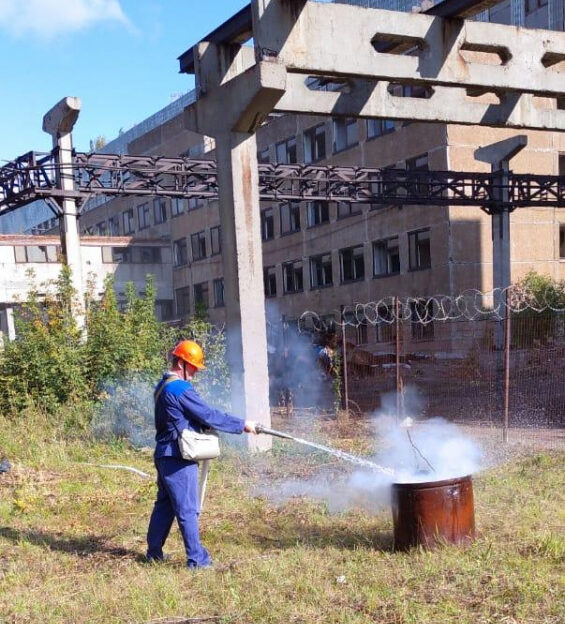 В Барнауле провели учение с аварийно-технической командой завода «Барнаултрансмаш»