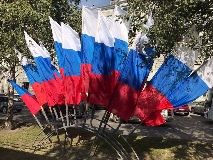 Барнаул украсили ко Дню города